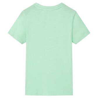 Kindershirt 92 lichtgroen 2