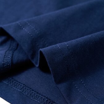 Kindershirt met lange mouwen 116 marineblauw 6