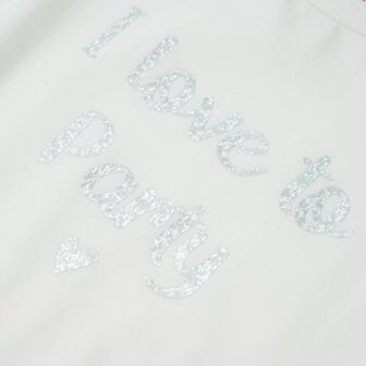 Kindershirt met mouwen met ruches 128 wit 4