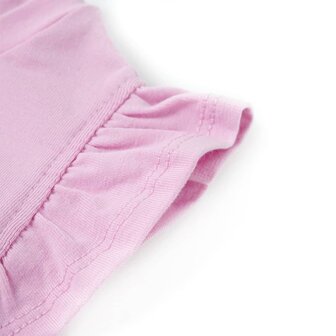 Kindershirt met ruches aan de mouwen 92 lila 4