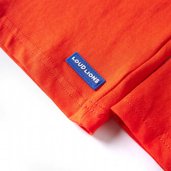 Kindershirt met lange mouwen 128 felroranje 5