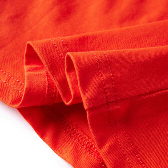 Kindershirt met lange mouwen 128 felroranje 6