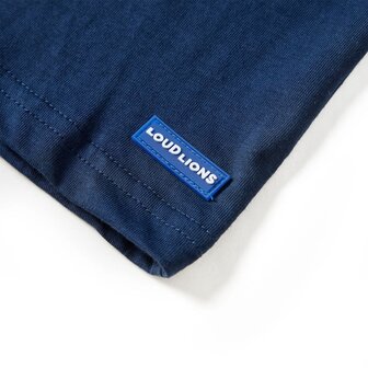Kindershirt met lange mouwen 92 marineblauw 5