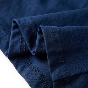 Kindershirt met lange mouwen 92 marineblauw 6