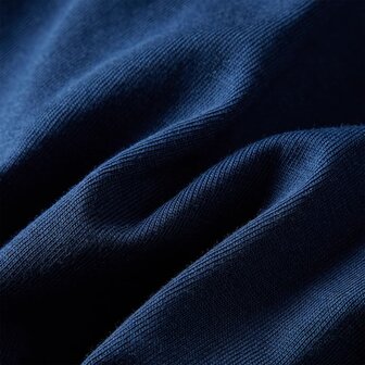 Kindershirt met lange mouwen 116 marineblauw 7