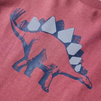 Kindershirt met lange mouwen 116 donkerrood 4