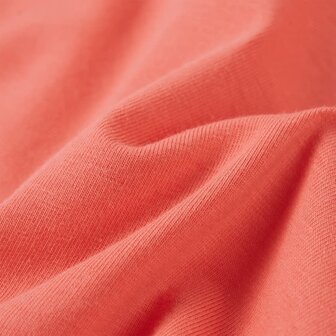 Kindershirt met ruches aan de mouwen 140 koraalkleurig 8