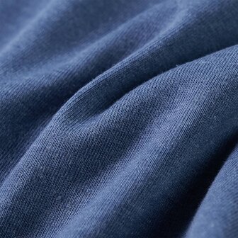 Kindershirt met lange mouwen 140 gem&ecirc;leerd blauw 7