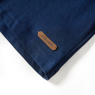 Kindershirt met lange mouwen 128 marineblauw 5