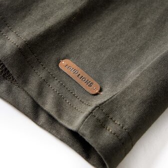 Kindershirt met lange mouwen 116 kakikleurig 5