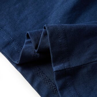 Kindershirt met lange mouwen 140 marineblauw 6