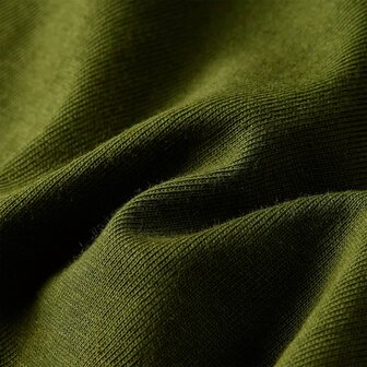 Kindershirt met lange mouwen 116 donkerkakikleurig 7