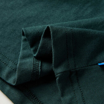 Kindershirt met lange mouwen 104 donkergroen 6