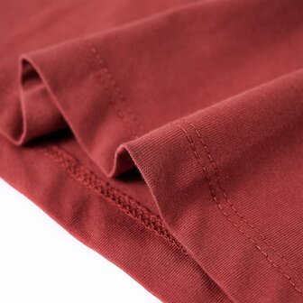Kindershirt met lange mouwen 128 roodbruin 6