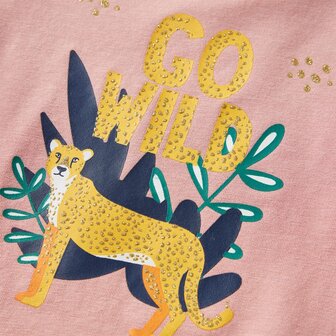 Kindershirt met lange mouwen 128 lichtroze 4