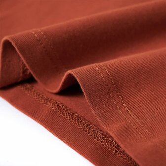 Kindershirt met lange mouwen 116 cognackleurig 6