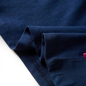 Kindershirt met lange mouwen 92 marineblauw 6