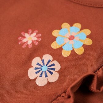 Kindershirt met lange mouwen 104 cognackleurig 5