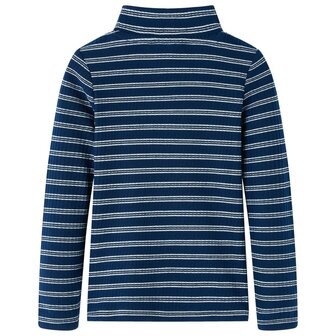 Kindershirt met lange mouwen 104 marineblauw 2