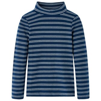 Kindershirt met lange mouwen 140 marineblauw 1
