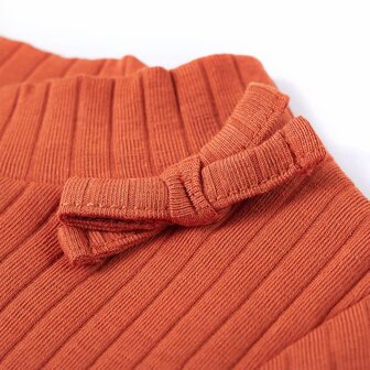 Kindershirt met lange mouwen 104 oranjebruin 4