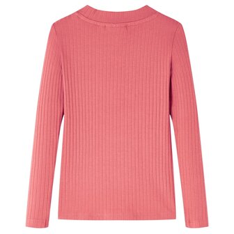Kindershirt met lange mouwen 104 oudroze 2