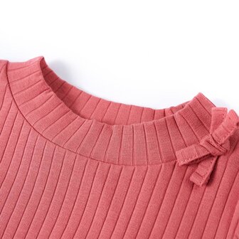 Kindershirt met lange mouwen 128 oudroze 3