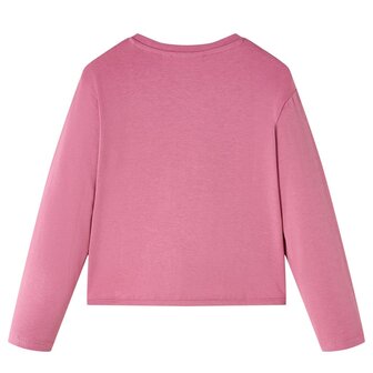 Kindershirt met lange mouwen 104 frambooskleurig 2