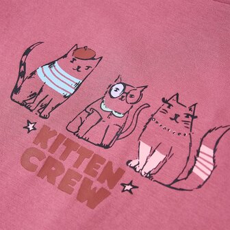 Kindershirt met lange mouwen 140 frambooskleurig 4