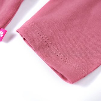 Kindershirt met lange mouwen 140 frambooskleurig 5