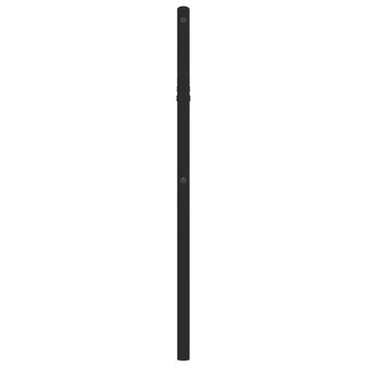 Hoofdbord 90 cm metaal zwart 3