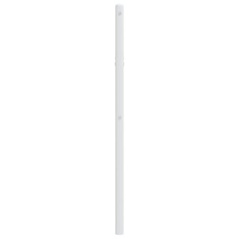 Hoofdbord 90 cm metaal wit 4
