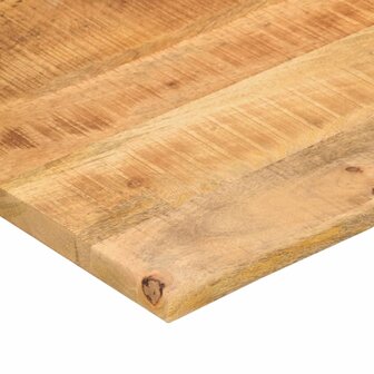 Bureaublad met ronding 110x50x2,5 cm massief ruw mangohout 6
