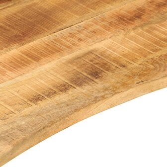 Bureaublad met ronding 110x50x2,5 cm massief ruw mangohout 7