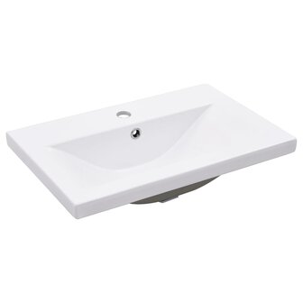 Wastafelframe met inbouwwastafel ijzer wit 5