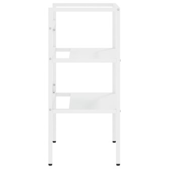 Wastafelframe 40x38x83 cm ijzer wit 4