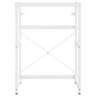 Wastafelframe 59x38x83 cm ijzer wit 3