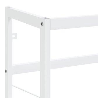 Wastafelframe 59x38x83 cm ijzer wit 6