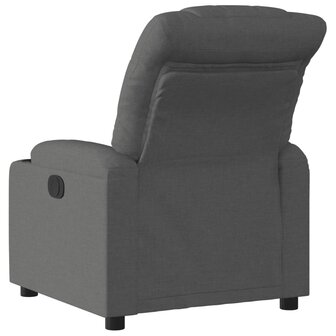 Fauteuil verstelbaar stof donkergrijs 3
