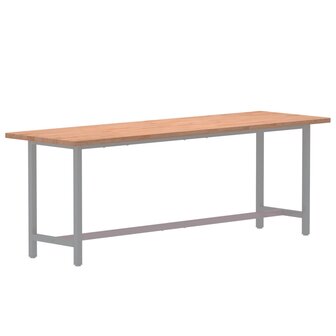 Bureaublad 180x55x2,5 cm massief beukenhout 3