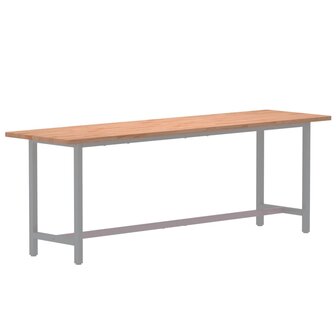 Bureaublad 200x55x2,5 cm massief beukenhout 3