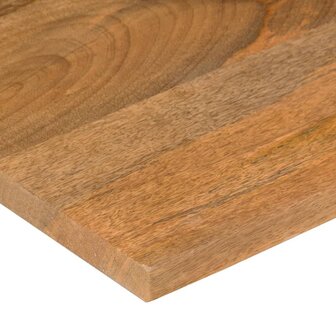Bureaublad met ronding 100x80x2,5 cm massief ruw mangohout 6