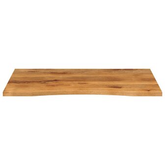Bureaublad met ronding 110x80x2,5 cm massief ruw mangohout 3