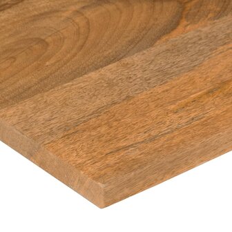 Bureaublad met ronding 110x80x2,5 cm massief ruw mangohout 6