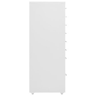 Ladeblok verrijdbaar 28x41x109 cm metaal grijs 3