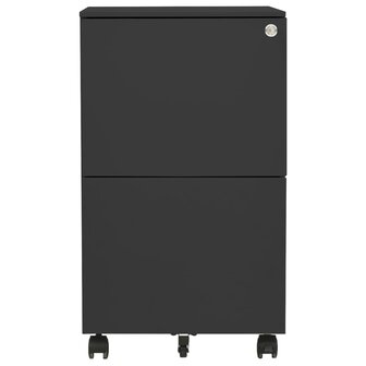 Ladeblok verrijdbaar 39x45x67 cm staal antracietkleurig 2
