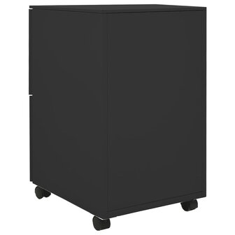 Ladeblok verrijdbaar 39x45x67 cm staal antracietkleurig 4