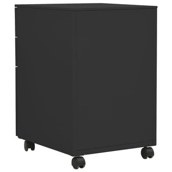 Ladeblok verrijdbaar 39x45x60 cm staal antracietkleurig 4