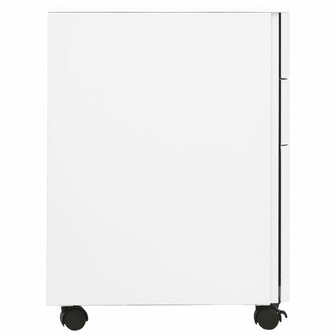 Ladeblok verrijdbaar 39x45x59 cm staal wit 3