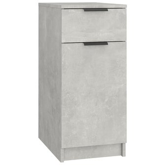 Bureaukast 33,5x50x75 cm bewerkt hout betongrijs 2